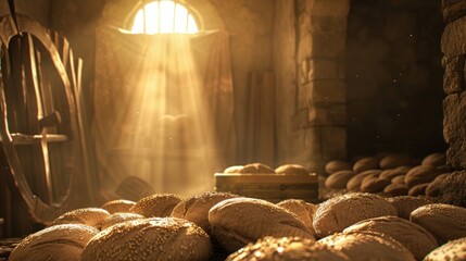 The multiplication of loaves Jesus miracle