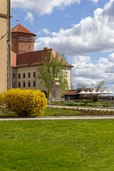 Wawel Castle with Senators Tower, seat of Polish kings, Krakow, Poland