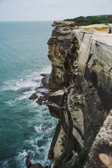 Crédence de cuisine en verre imprimé Plage de Camps Bay, Le Cap, Afrique du Sud Australian coastline ocean view cliff royal national park