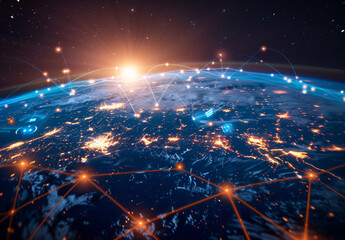 Fototapeta premium Digital world