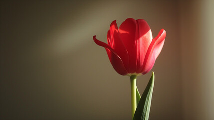 Zbliżenie na kwiat tulipana