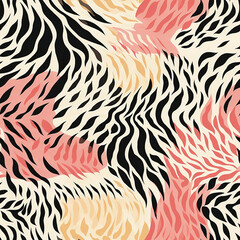 Seamless animal print pattern