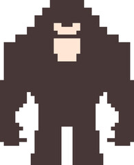 Gorilla pixel style
