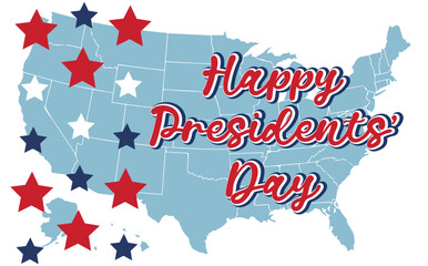 Obraz na płótnie Canvas Washington Presidents Birthday. Presidents Day Background Design Banner, Poster, Greeting Card.