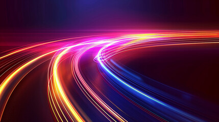 Abstract background with light trails - 782329633