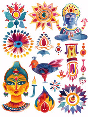 Obraz na płótnie Canvas Indian Background