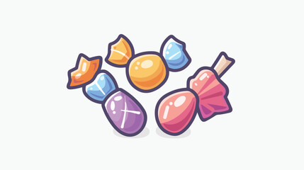 Bonbon icon. Outline bonbon vector icon for web des