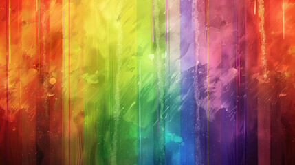 horizontal banner, LGBT Pride Month, International Day Against Homophobia, abstract rainbow...