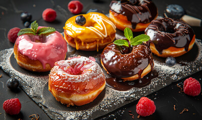  delicious donuts, the best food presentation 