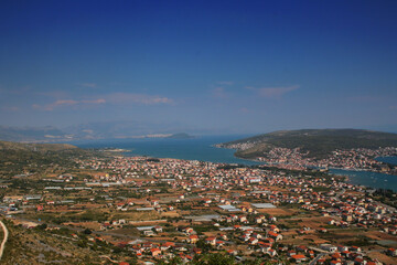 Croatia, a landscape with a view of water and port - 782347696