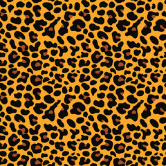 
Leopard fabric texture, seamless pattern, modern background