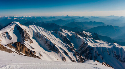 Mountains in the background