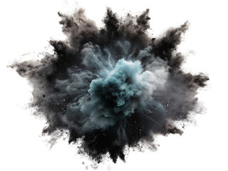 black powder explosion