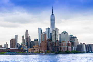 Manhattan from Hudson river