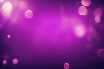 Purple bokeh , a normal simple grainy noise grungy empty space or spray texture , a rough abstract retro vibe shine bright light and glow background template color gradient - obrazy, fototapety, plakaty