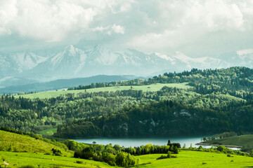 Widok na góry Tatry - Kluszkowce   View of the Tatra Mountains - Kluszkowce