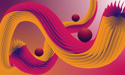 Colorful abstract fluid background .