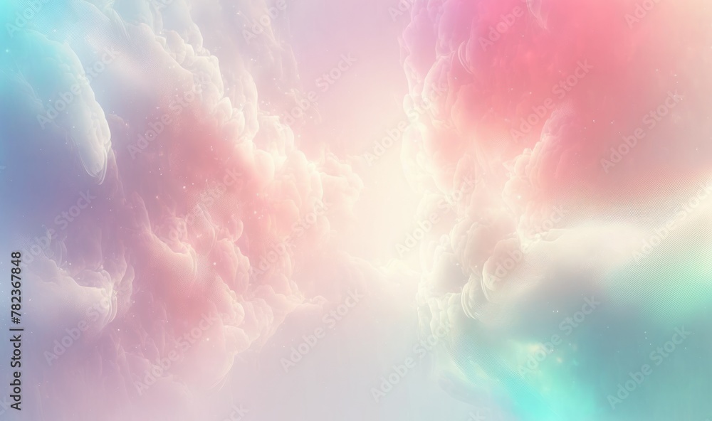 Aufkleber soft ethereal dreamy background professional color grading copy space generative ai