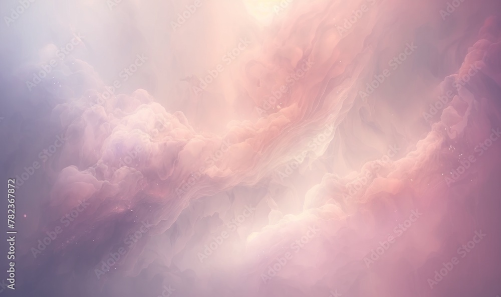 Aufkleber soft ethereal dreamy background professional color grading copy space generative ai
