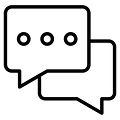 Message Icon Element For Design