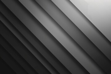 Obraz premium Black and grey gradient background with diagonal lines for modern design