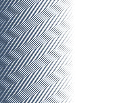 A pattern with blue zigzag lines. Vector illustration