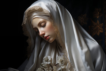 Image representing Virgin Mary. Virgin Mary. Topics related to the Christian religion. Catholic religious holidays. Christianity. Catholicism. Christian holidays.