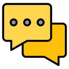 Message Icon Element For Design