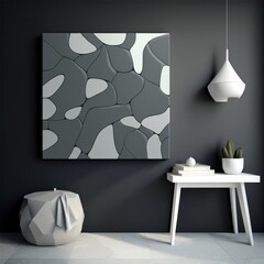 Minimalist Abstract Organic Painting Generative AI