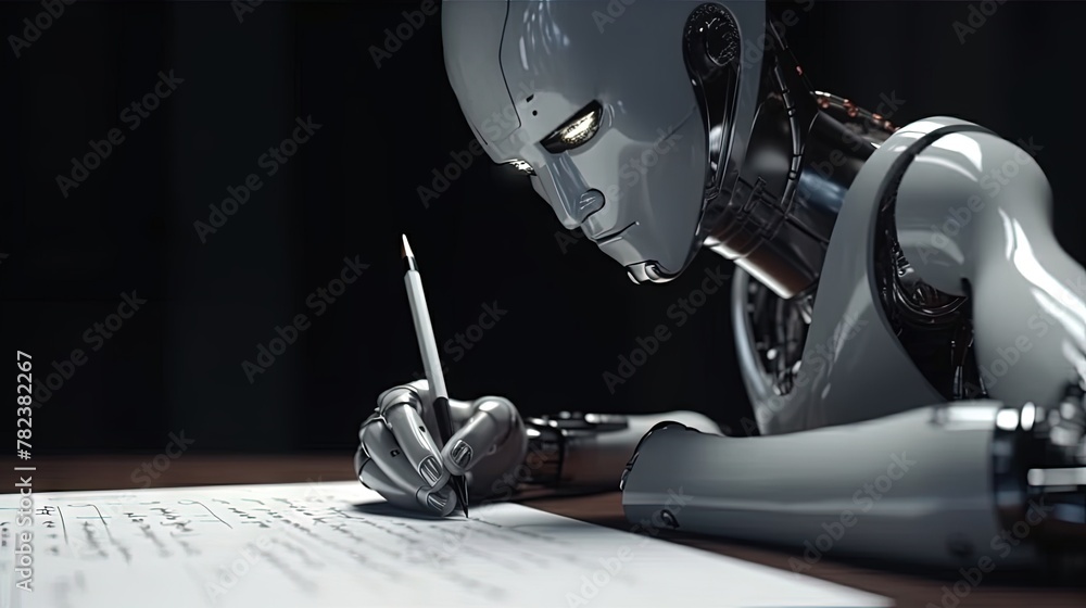 Poster artificial intelligence authoring creation generative ai