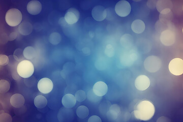 Fototapeta premium Indigo Blue bokeh , a normal simple grainy noise grungy empty space or spray texture , a rough abstract retro vibe shine bright light and glow background template color gradient