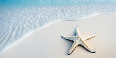 Fototapeta na wymiar Stunning Starfish on Serene Beach Generative AI