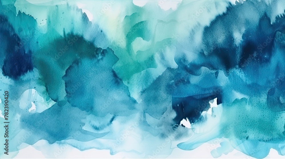 Aufkleber serene abstract watercolor backdrop generative ai