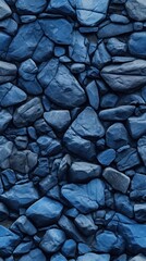 Fototapeta premium Serene Blue Stone Backdrop Generative AI