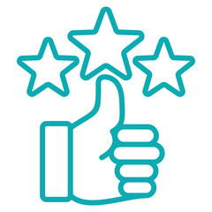 Satisfaction Icon Element For Design