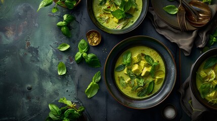 Obraz na płótnie Canvas Thai green curry