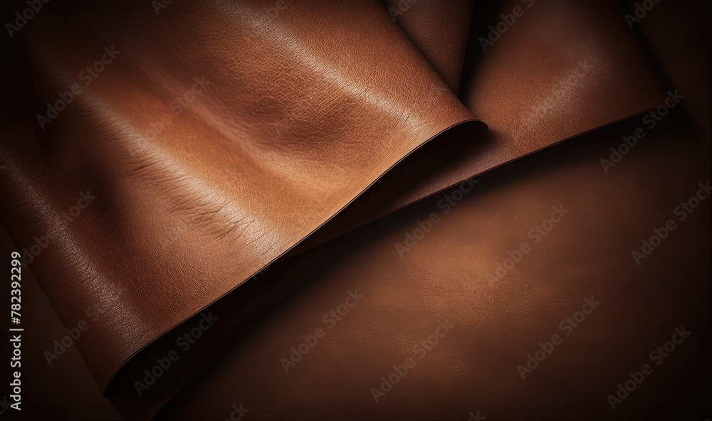 Aufkleber soft and ethereal leather texture background generative ai