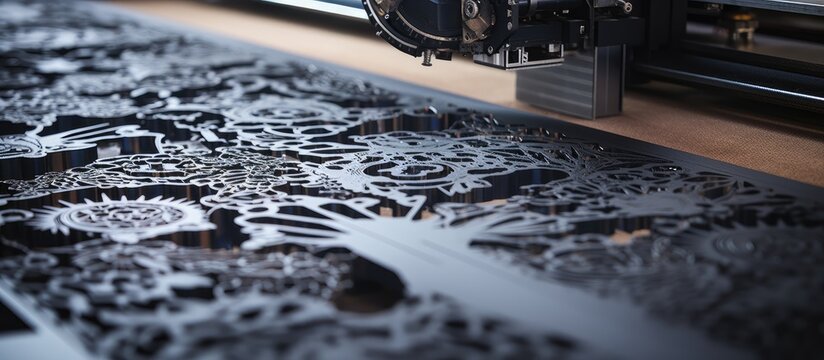 Machine slices paper with precision