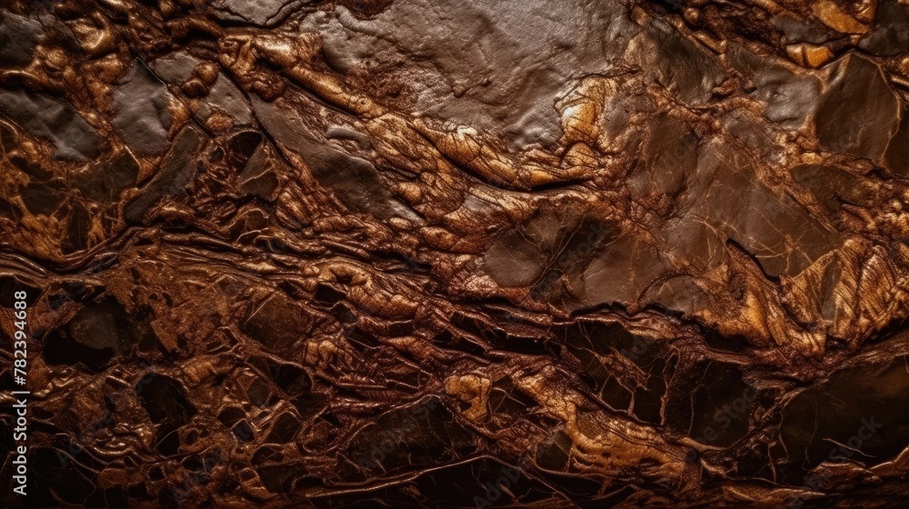 Poster smooth chocolate brown stone texture background generative ai