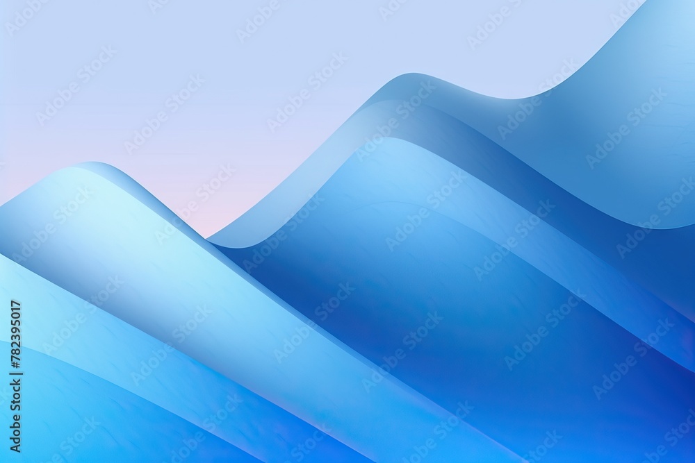 Poster contemplative blue gradient background generative ai