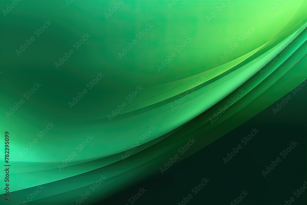 Aufkleber serene green gradient background generative ai