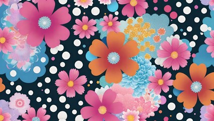 Botanical Bliss: A Symphony of Colorful Floral Patterns