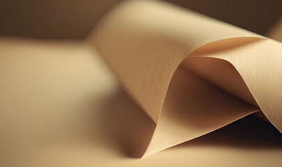 Soft, Ethereal Beige Paper Texture Generative AI