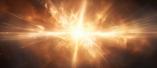 Bright star bursts in dark space