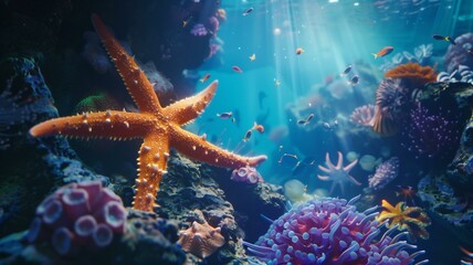 Explore the hidden wonders of the ocean floor and encounter aqeous animals in all their glory. 
