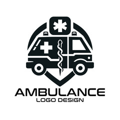 Ambulance Vector Logo Design © isuru