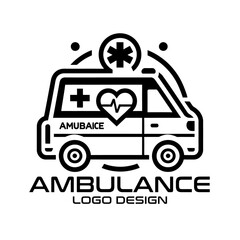 Ambulance Vector Logo Design © isuru