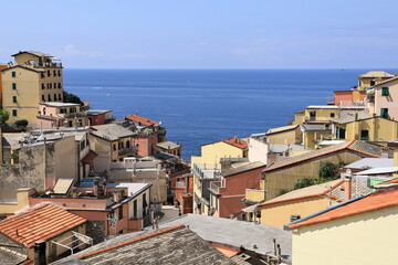Cityscape of Riomaggiore in Cinque Terre, Italy - 782402884