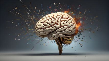 human brain explosion