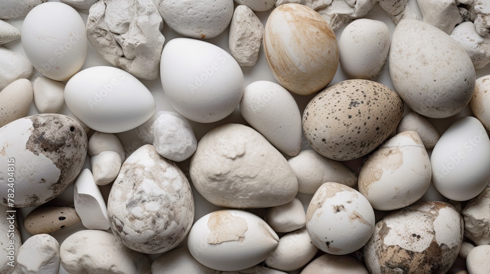 Aufkleber elegant eggshell textured stone background generative ai
